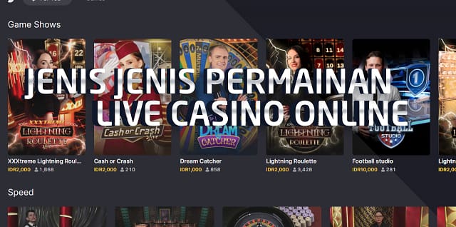 daftar permainan live casino online